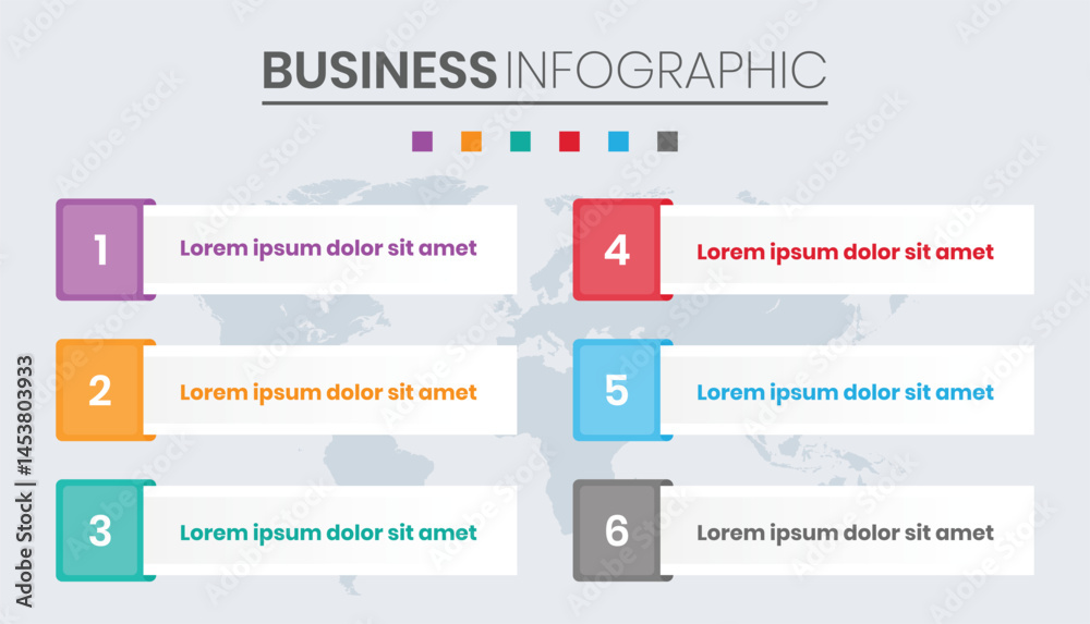 Fototapeta premium modern infographic poster
