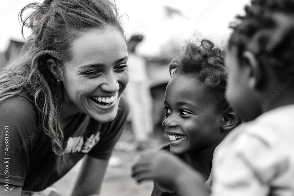 People laughing together outdoors