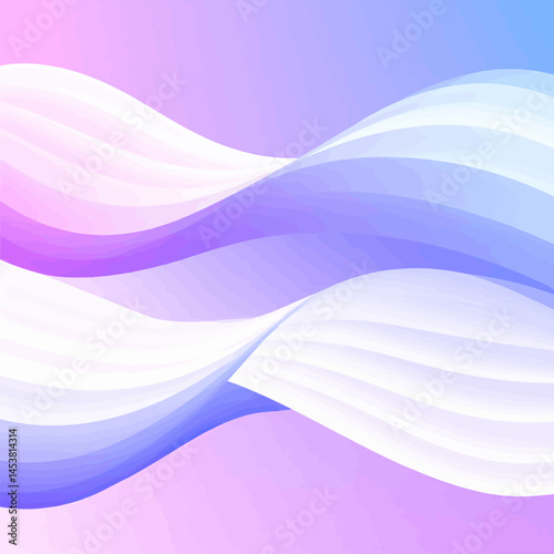 Abstract fluid wave background with pastel colors blending seamlessly creating a modern design and stylish wallpaper for creative projects