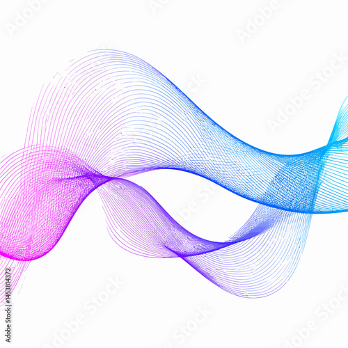 Abstract gradient wave background design showcasing modern flowing lines in blue and pink for contemporary projects