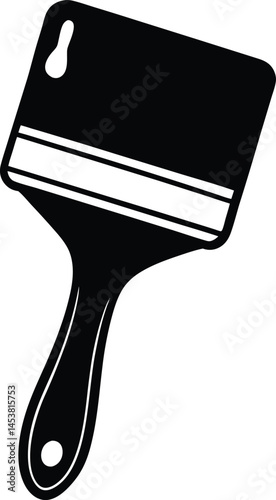 paint scraper on white background  .eps