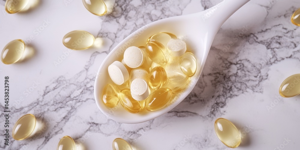 High-quality fish oil tablets, often used for heart health and brain function support.