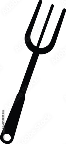 tuning fork on white background 