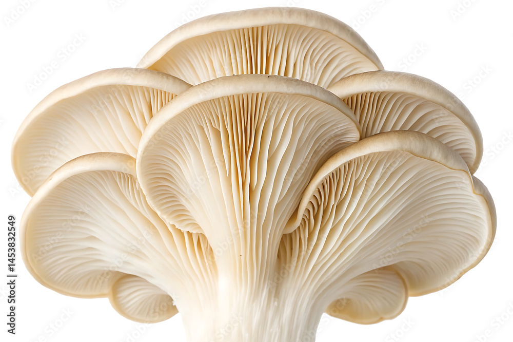 mushrooms isolated on white