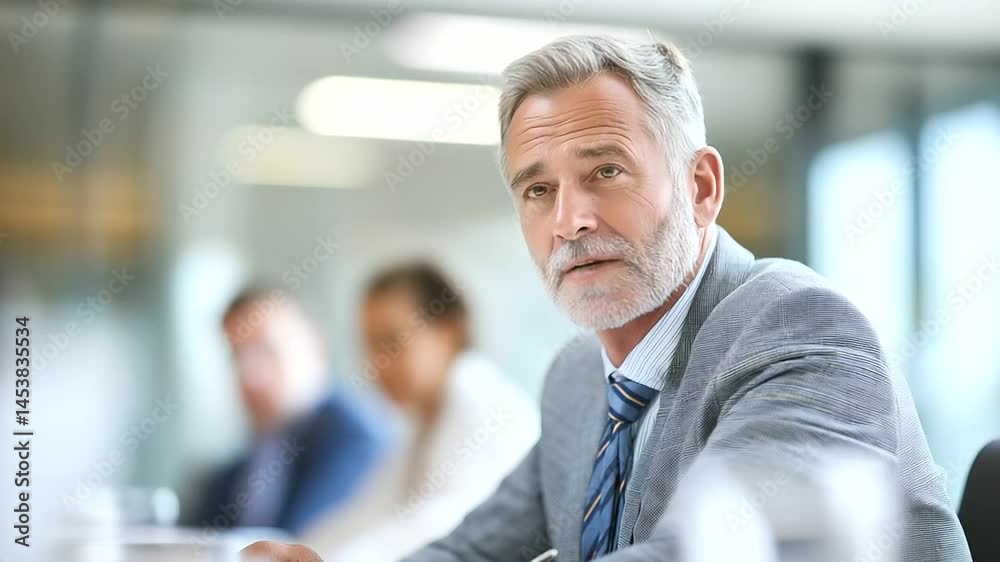 Dynamic leadership in action during a contemporary boardroom meeting. Dynamic leadership in action during a contemporary boardroom meeting.