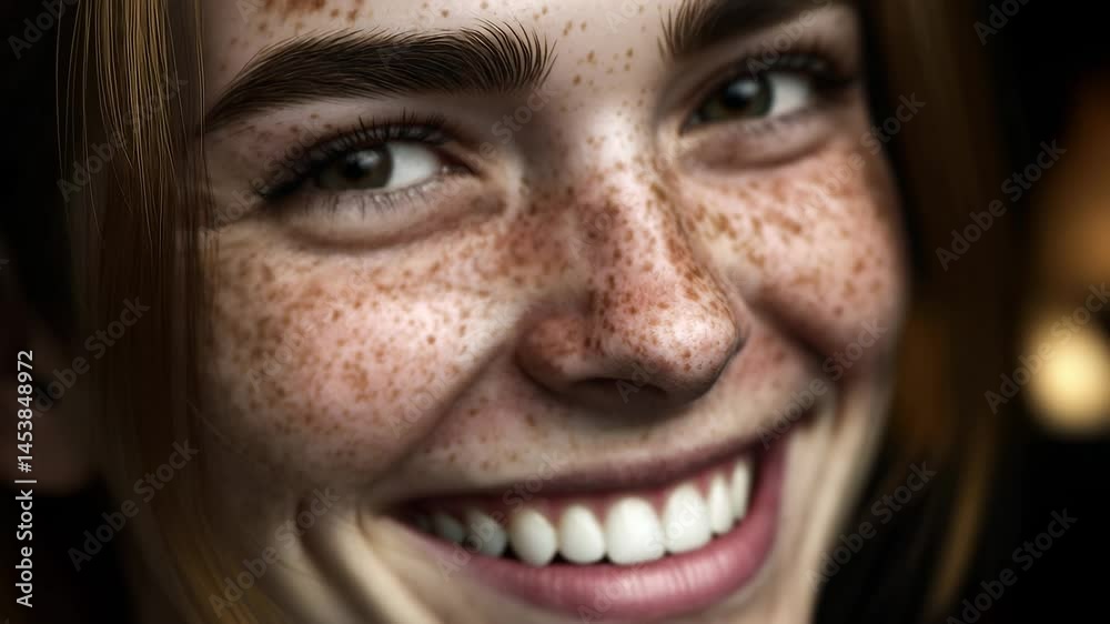 Cinematic close-up shots of people smiling naturally, featuring genuine facial expressions, soft ambient lighting, realistic skin textures, emotional warmth, and subtle human connection. Cinematic close-up shots of people smiling naturally, featuring genuine facial expressions, soft ambient lighting, realistic skin textures, emotional warmth, and subtle human connection.