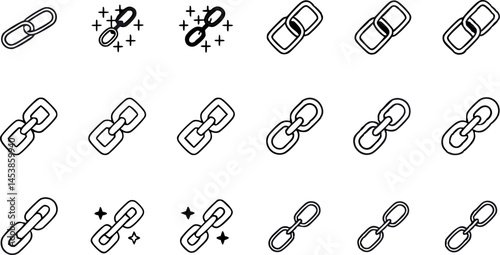 broken chain or weakness concept editable stroke o (1).eps