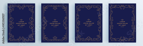 Modern abstract covers set, minimal covers design. Colorful geometric background, vector illustration.