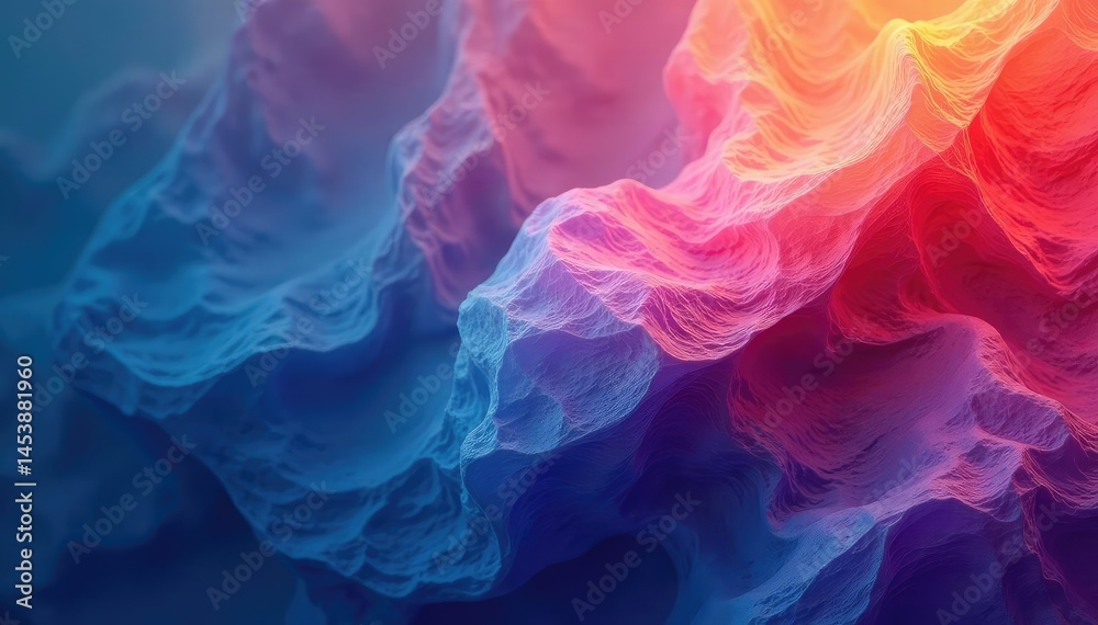 Fototapeta premium Subtle texture gradients blend, creating depth and visual interest , blend, calming