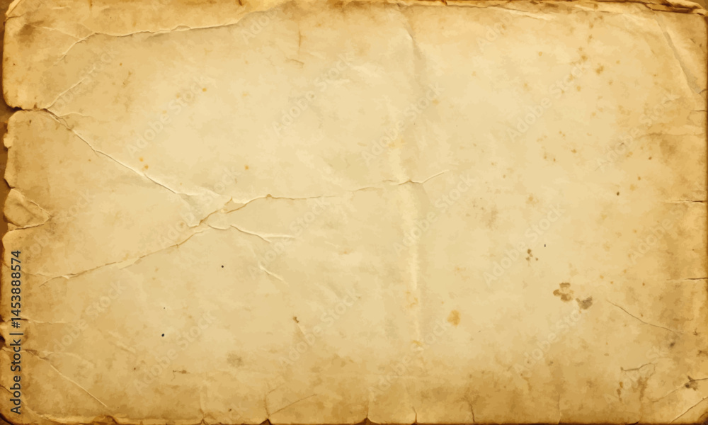 Grunge old paper texture background with antique elements perfect for vintage designs, aged effects, and retro-themed creative or artistic projects