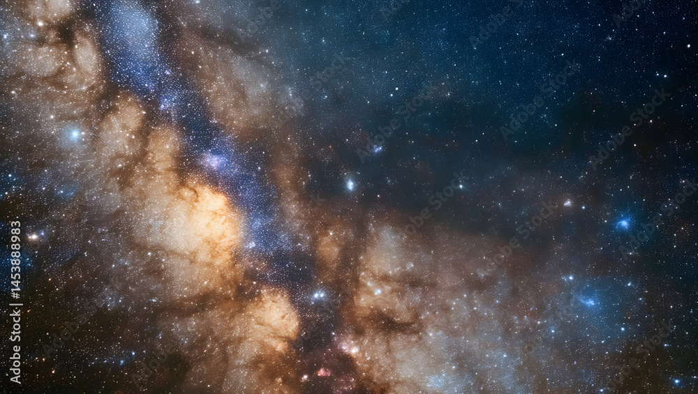 Fototapeta premium Celestial dreamscape a journey