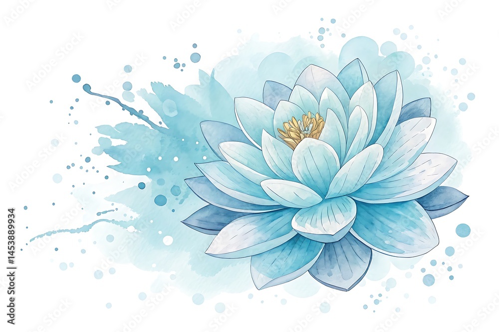 Obraz premium white water lily