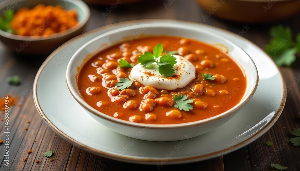 Bean Soup with Cream and Parsley Bean Soup with Cream and Parsley