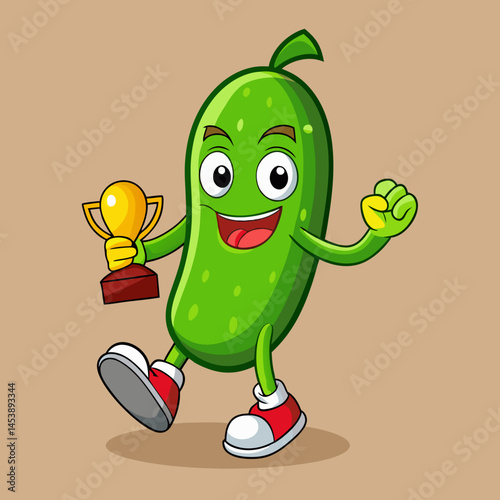 funny green alien