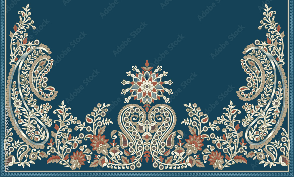 ornamental round lace pattern