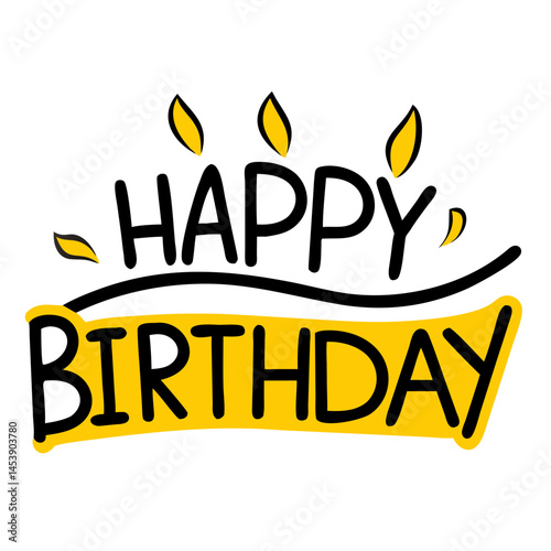 Happy Birthday Vector