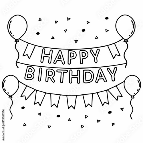 Happy Birthday Vector