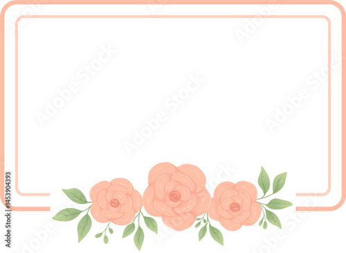 Floral Decorative Frame 