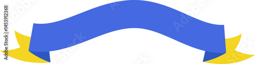 Blue and Yellow Ribbon Business