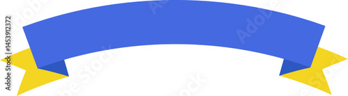 Blue and Yellow Ribbon Business