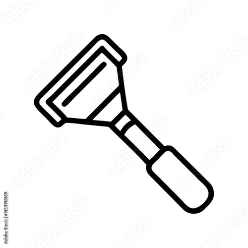 scraper on transparent background for web and graphic design