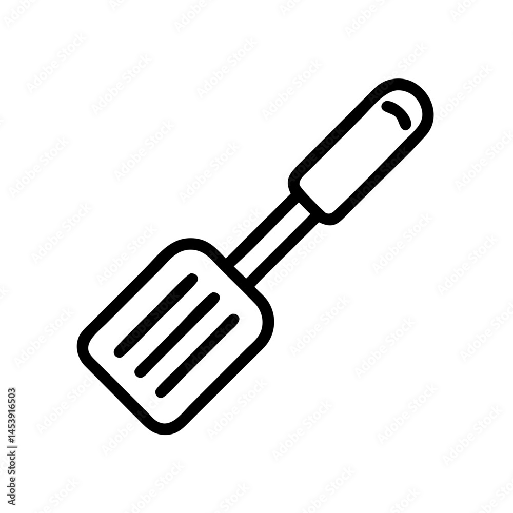 silicone spatula on transparent background for web and graphic design silicone spatula on transparent background for web and graphic design