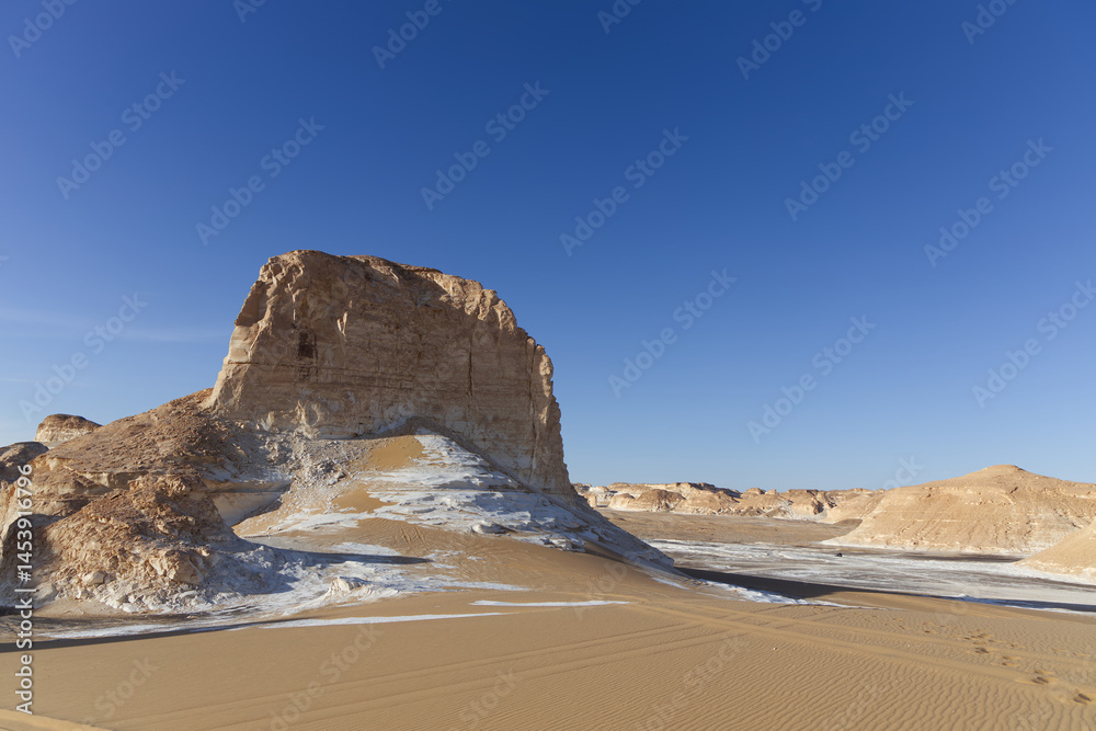 The beautiful landscape of the Agabat Valley, Egypt