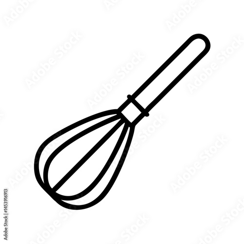 whisk on transparent background for web and graphic design