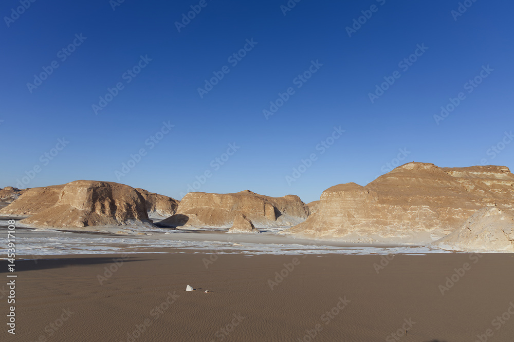 The beautiful landscape of the Agabat Valley, Egypt