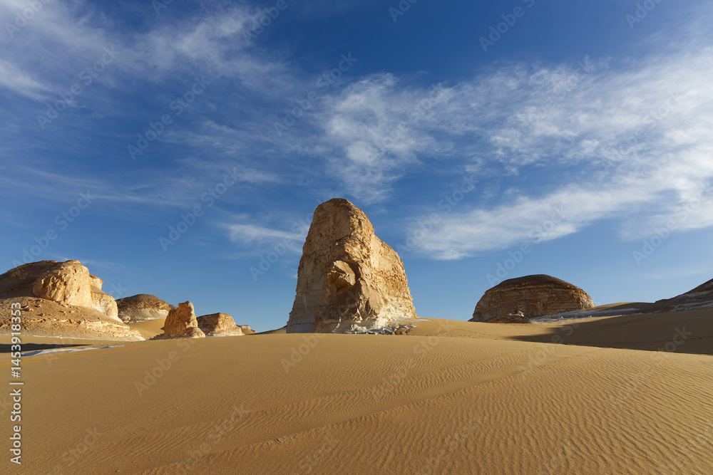 The beautiful landscape of the Agabat Valley, Egypt