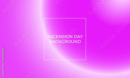 Ascension Day gradient background good for poster, social media, background wallpaper