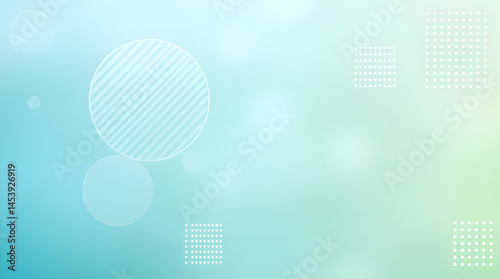 Ethereal Geometry in Soft Hues - A soft and ethereal abstract background featuring a subtle gradient transitioning from teal and blue to light green and yellow.