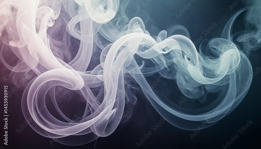 Fototapeta premium Mysterious Swirling Smoke