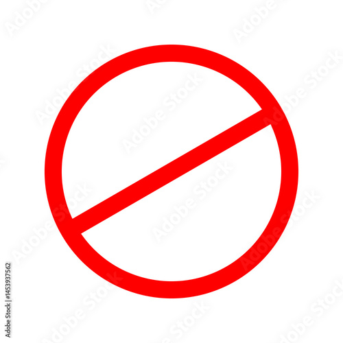 Free Download no sign vector icon. simple illustration isolated on white background. - GFXLoad