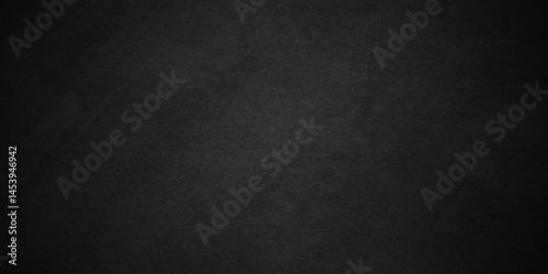 Black texture chalk board and black board background. stone concrete texture grunge backdrop background anthracite panorama. Panorama dark grey black slate background or texture.