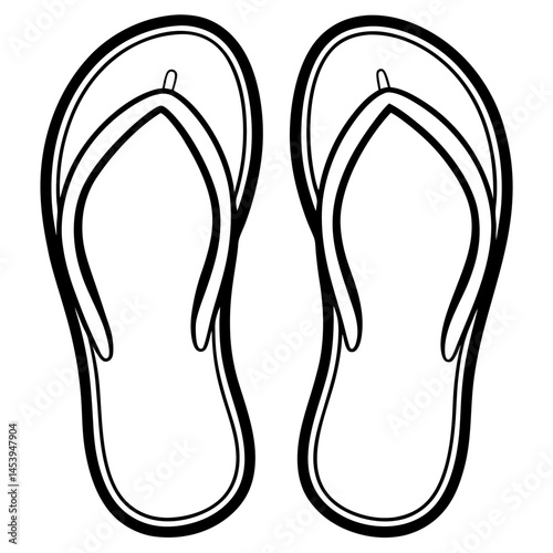 Minimal Flip-Flops Vector on White