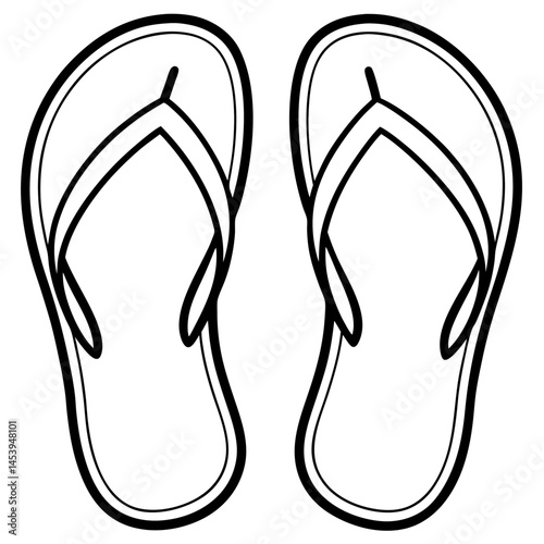Minimal Flip-Flops Vector on White