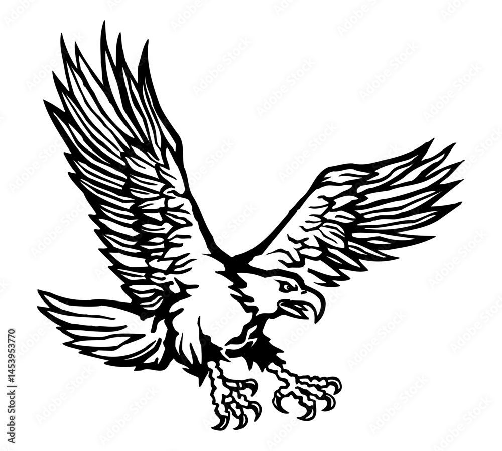 Fototapeta premium Eagle Logo template