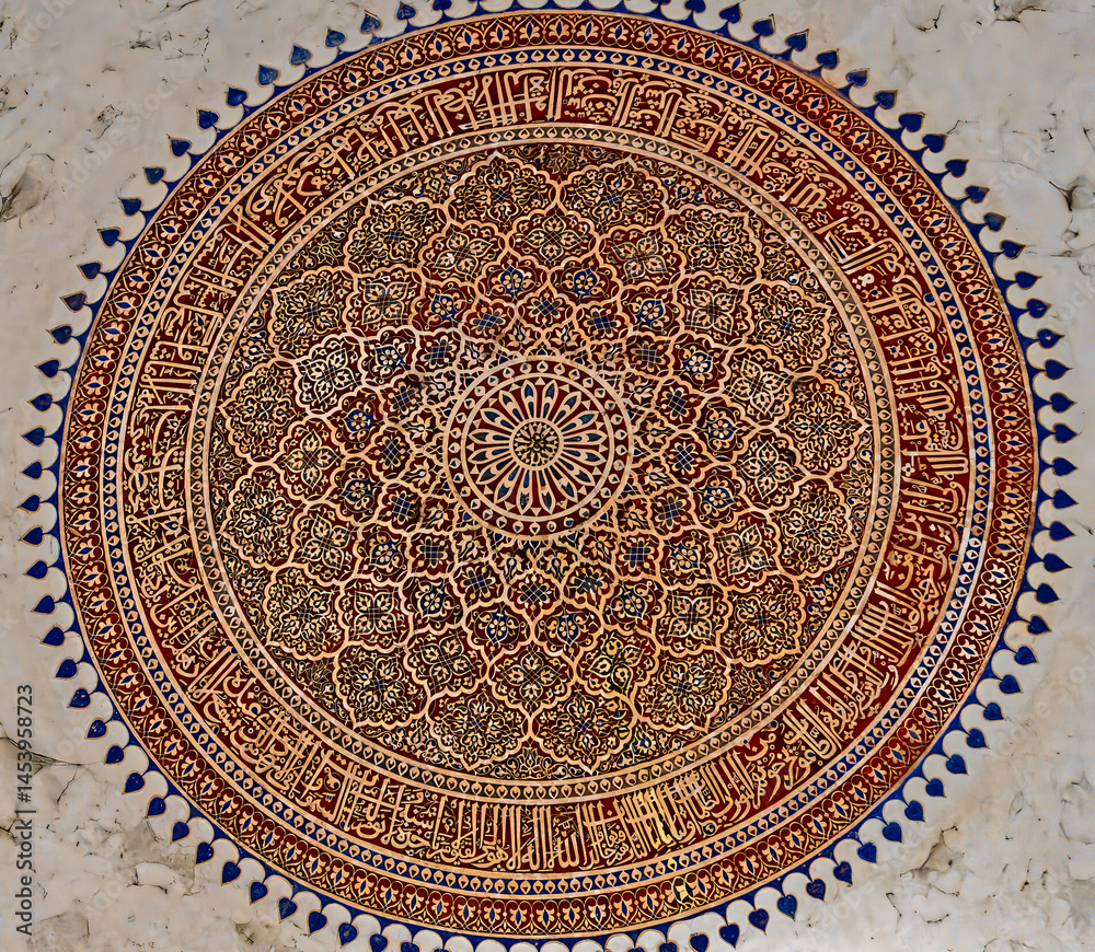 Obraz premium Humayun's Tomb, Delhi, India, March 2025