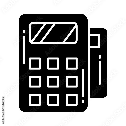 Credit Card Machine Glyph