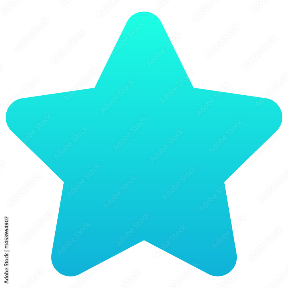 Star Vector Silhouette Gradient Icon. Star Vector Silhouette Gradient Icon.