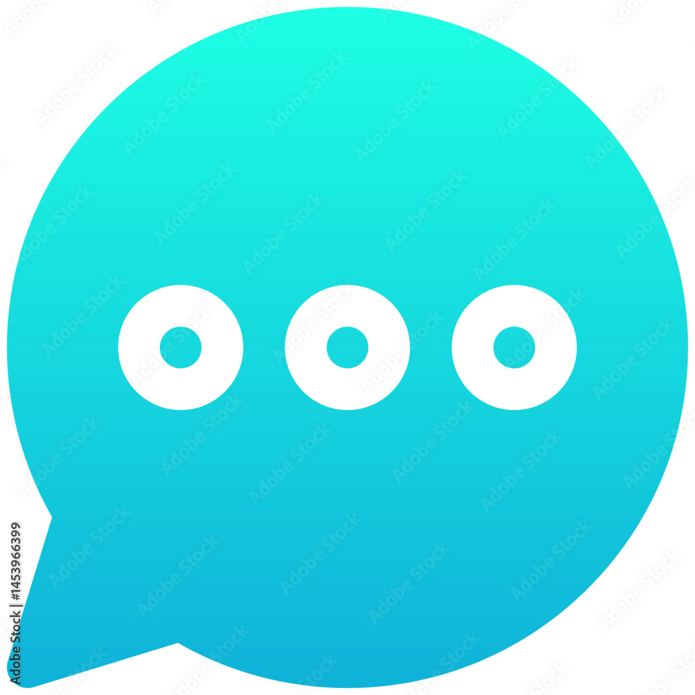 Chat Box Speech Bubble Icon, Communication, Comment Box, User Interface, User Experience, Silhouette Gradient Style Isolated Vector Icon. Chat Box Speech Bubble Icon, Communication, Comment Box, User Interface, User Experience, Silhouette Gradient Style Isolated Vector Icon.