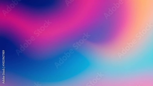 Soft abstract gradient in magenta, orange, and blue tones


