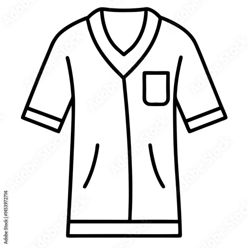 Minimal Scrubs Vector on White