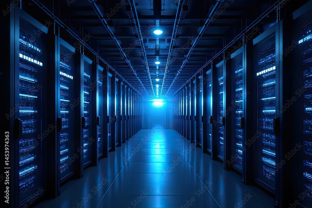 Obraz premium Innovative Data Center Advancements