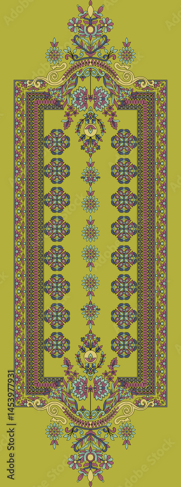 seamless pattern with flowers