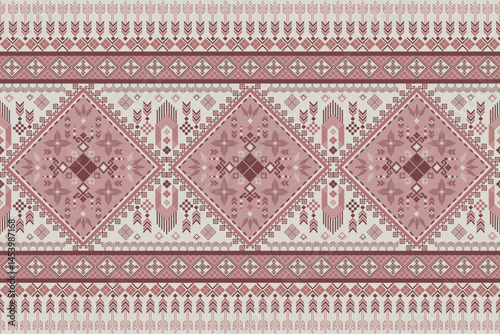 Ethnic geometric pattern design in tribal style which give native American vibe and suitable for textile industry this geometric ethnic pattern is also give beautiful native tribal Indian vibe fabric