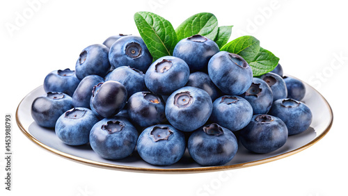 Wallpaper Mural A closeup of a pile of fresh blueberries on a plate. Torontodigital.ca