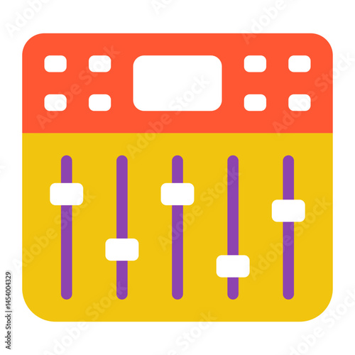 Audio Mixer Icon Design