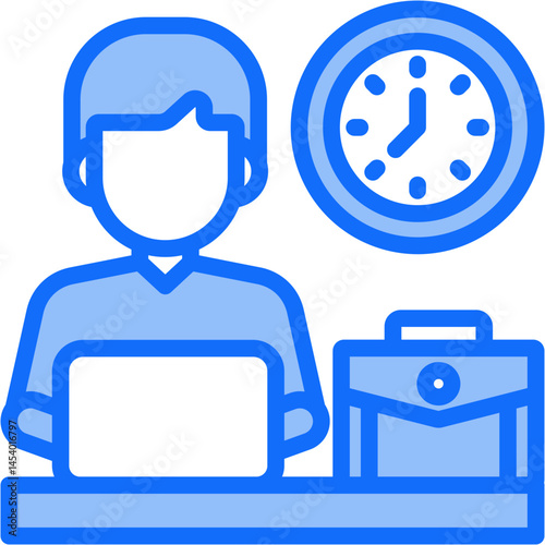 Flexible Work Hours Icon